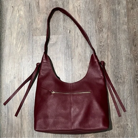 Laggo Bella Hobo Bag Burgandy - Picture 8 of 8